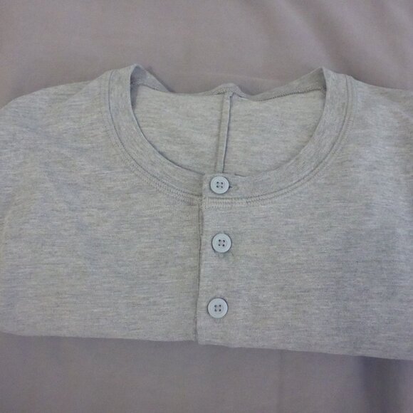 Mens Lululemon Vintage Henly L/S T-shirt - Picture 4 of 4